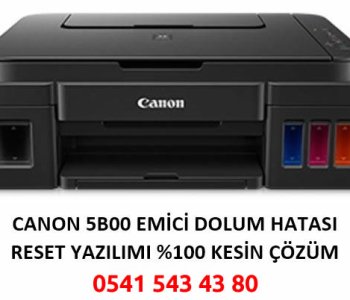 Canon 5B00, 5B02, 5B04, 5B14,1701, 1702, 1700 Hata Kodu Emici Dolu Hatası Çözümü