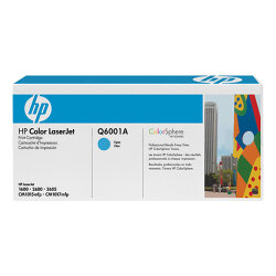 HP 124A Q6001A Mavi Orijinal Toner - Mavi Kutu