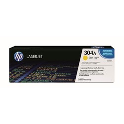 HP 304A CC532A Sarı Orijinal Toner