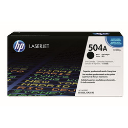 HP 504A CE250A Siyah Orijinal Toner