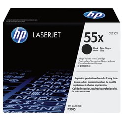 HP 55X CE255X Siyah Yüksek Kapasiteli Orijinal Toner
