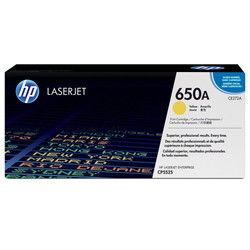HP 650A CE272A Sarı Orijinal Toner