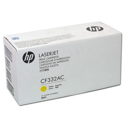HP 654A CF332AC Sarı Orijinal Toner