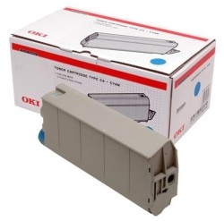 OKI C7100 41963085 Mavi Orijinal Toner