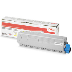 OKI C824 47095705 Sarı Orijinal Toner