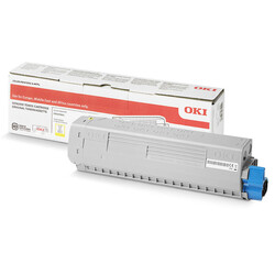 OKI C834 46861323 Sarı Yüksek Kapasiteli Orijinal Toner