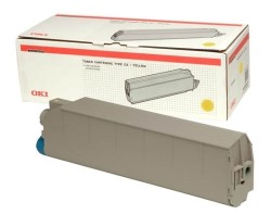 OKI C9300 41963675 Sarı Orijinal Toner