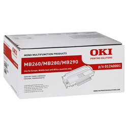 OKI MB260 01240001 Siyah Yüksek Kapasiteli Orijinal Toner