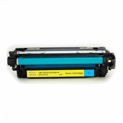 HP CE251A (504A) Mavi Muadil Toner