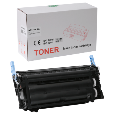 HP Q6470A (501A) Siyah Muadil Toner