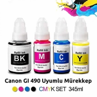 Canon G1410 Mürekkep Seti Muadil (GI 490)