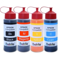 Epson L100 için Mürekkep Seti (4x500 ml) 15000 Sayfa Baskı