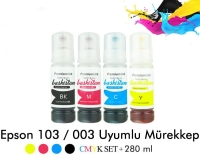 Epson L3110 Uyumlu Mürekkep 4 Renk