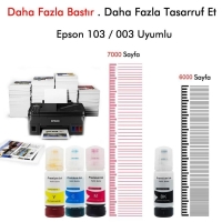 Epson L3151 Uyumlu Mürekkep 4 Renk