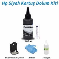 HP Photosmart C4680 Uyumlu Siyah Kartuş Dolum Seti