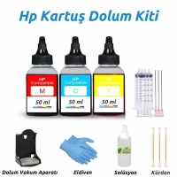 HP PSC 2210v Uyumlu Renkli Kartuş Dolum Seti