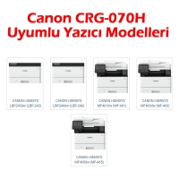 Baskistan Canon CRG-070H Siyah Muadil Toner Çipsiz CANON i-SENSYS MF461dw (MF-461) Uyumlu 