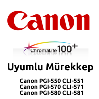 Canon Pixma MG6850BK Mürekkep Seti 5 renk (Muadil)