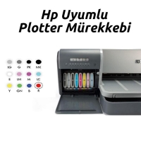 HP Designjet Z2100 610mm (Q6675D) Mürekkep 500 gr (Muadil)